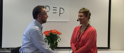 NLP practitioner exercise in classroom